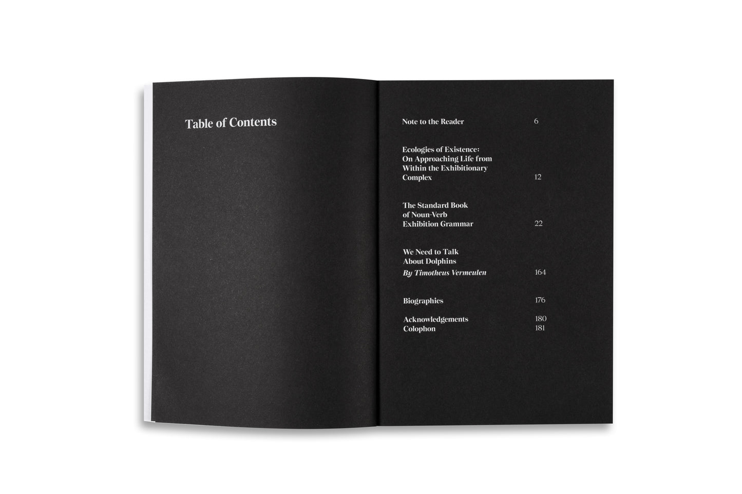 THE STANDARD BOOK OF NOUN-VERB EXHIBITION GRAMMAR