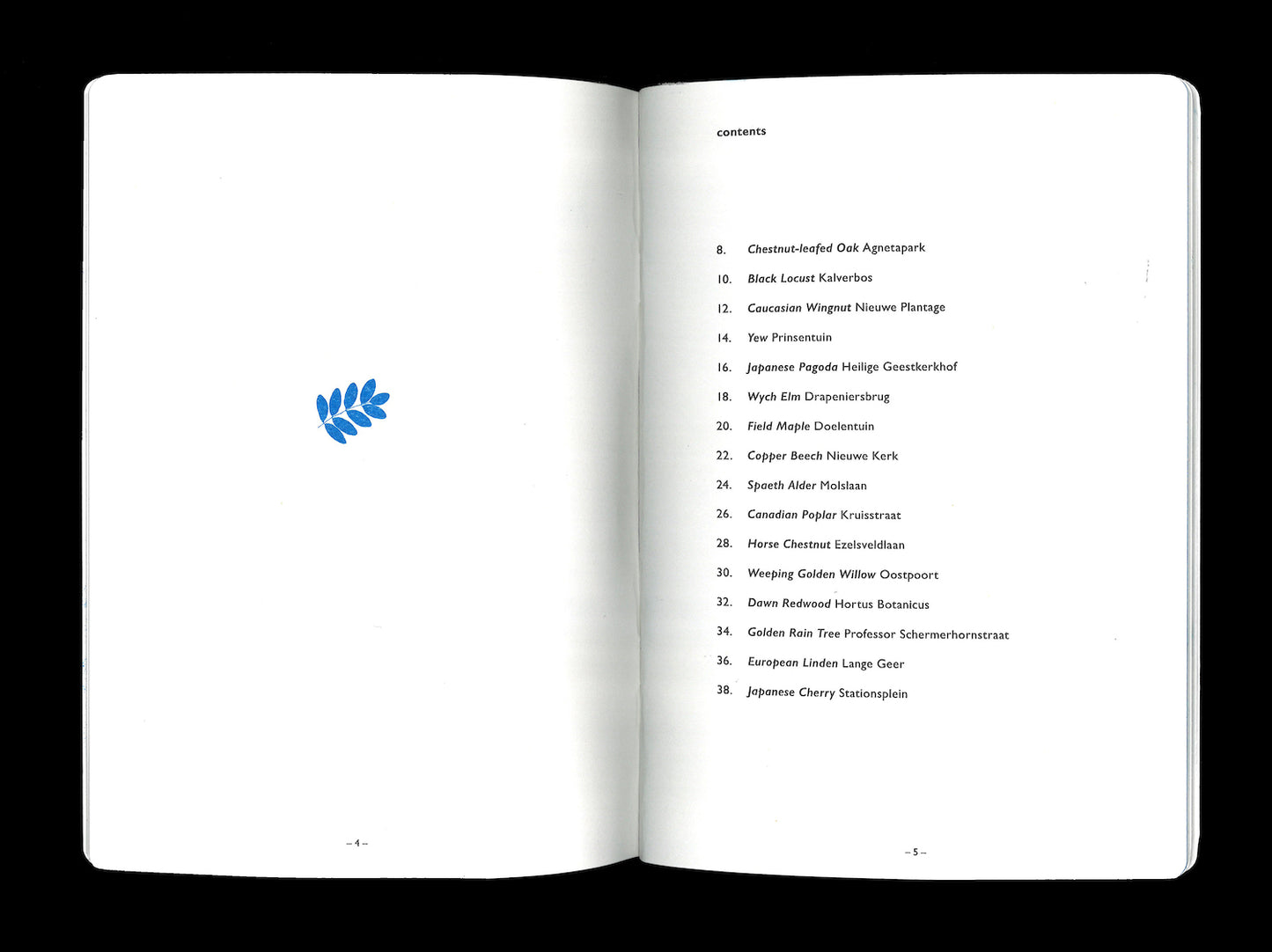 SIXTEEN TREES OF DELFT — Een Gids voor Stadsverkenning