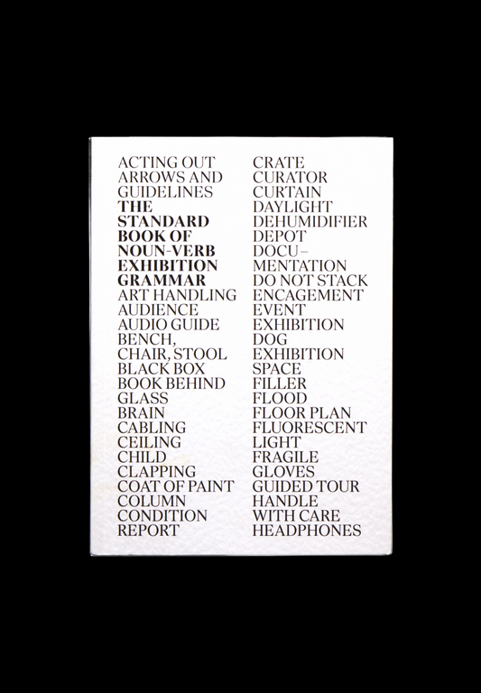 THE STANDARD BOOK OF NOUN-VERB EXHIBITION GRAMMAR